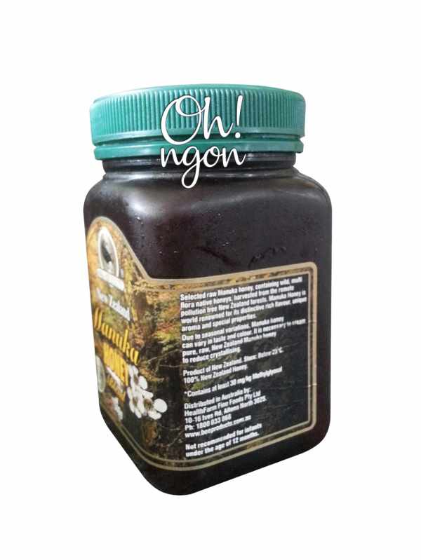 Chất dinh dưỡng - Mật ong Manuka MG30+ Chai 500g