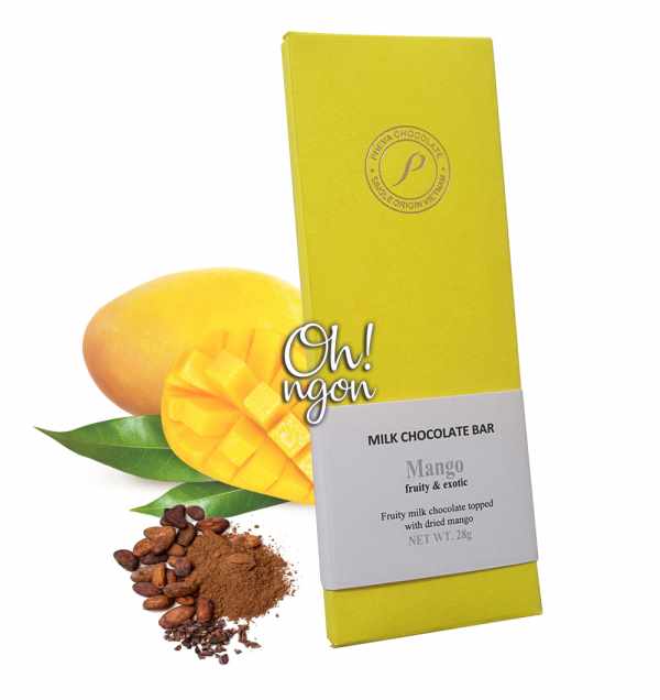 Chocolate - Cacao - Choco Mango Vietnam - Thanh 28g 