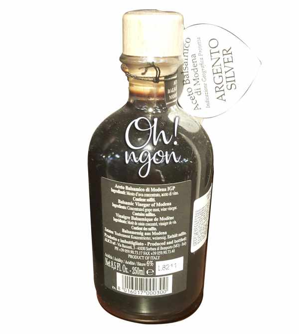 Thực phẩm gia vị - Giấm Balsamico Silver 10 năm Italia - Chai 250ml