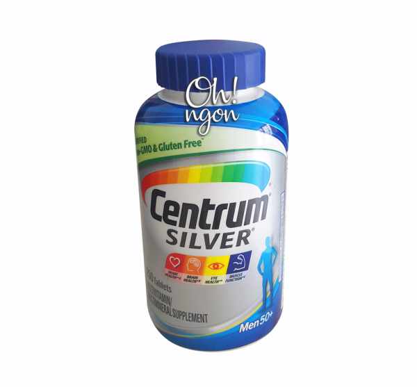 Chất dinh dưỡng - Centrum Silver Men 50+ : 250 Tablets