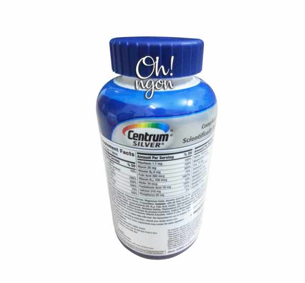 Chất dinh dưỡng - Centrum Silver Men 50+ : 250 Tablets