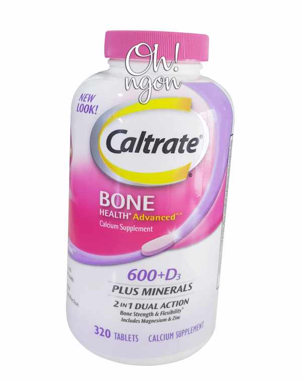 Chất dinh dưỡng - Caltrade Bone 600+D3 - Hộp 320 viên 