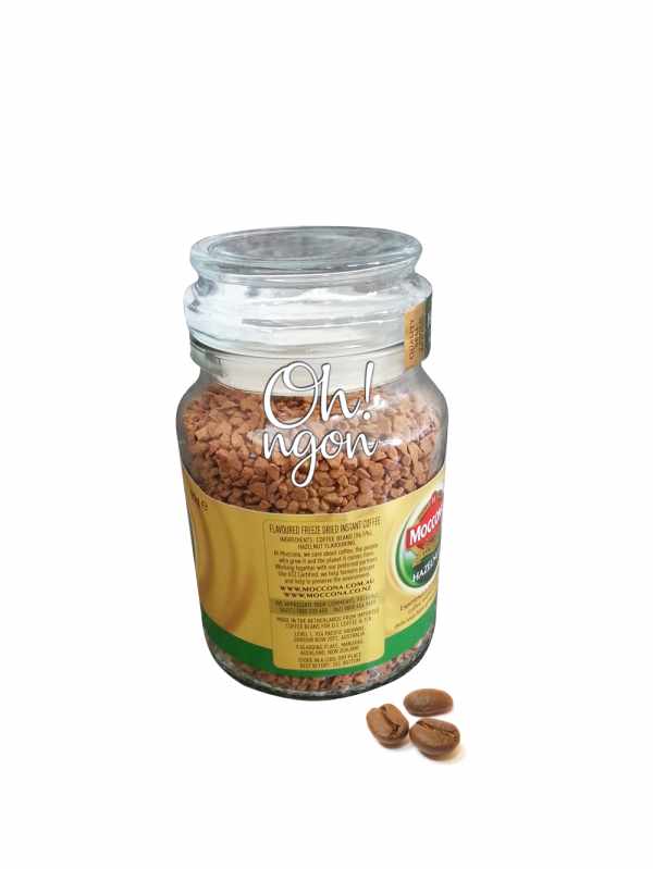 Trà - Cà phê - Cafe Moccona Hazelnut – Chai 95g