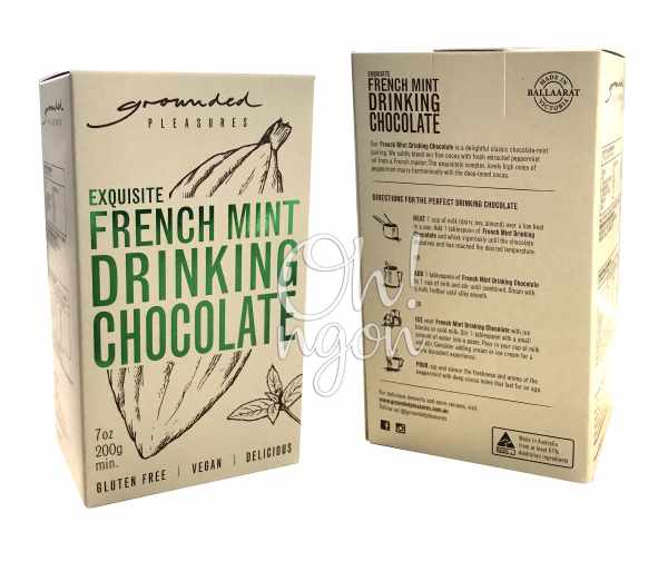 Chocolate - Cacao - Hot chocolate French Mint – Hộp giấy 200gr