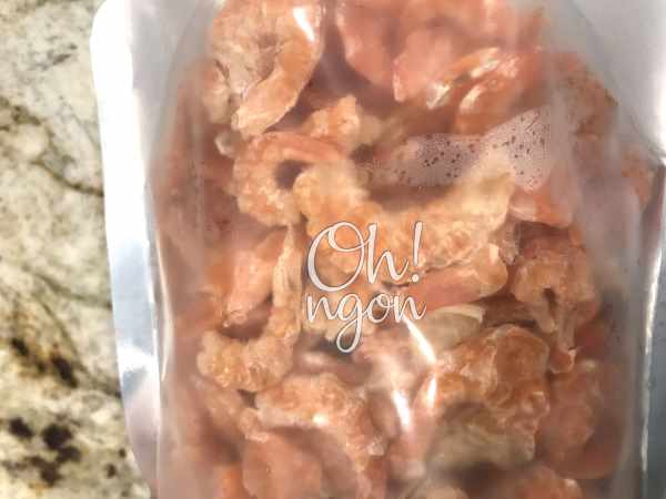 Thực phẩm sạch - Tôm khô Lousianna USA - Size lớn - Gói 1Lb 