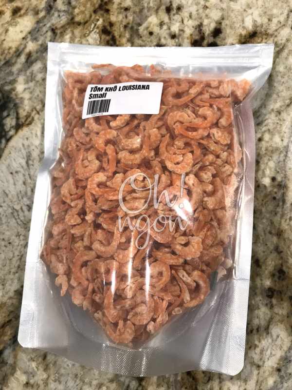 Thực phẩm sạch - Tôm Khô Lousianna USA – Size vừa - Gói 1Lb 