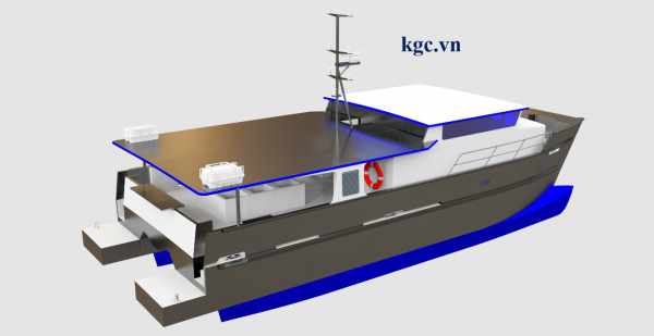 Canô - thuyền - FISHING VESSEL - TÀU ĐÁNH CÁ 2 THÂN 