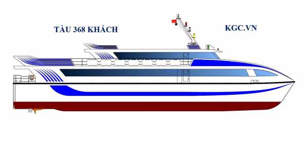 Canô - thuyền - Catamaran 2 thân 368 khách, 36m80 