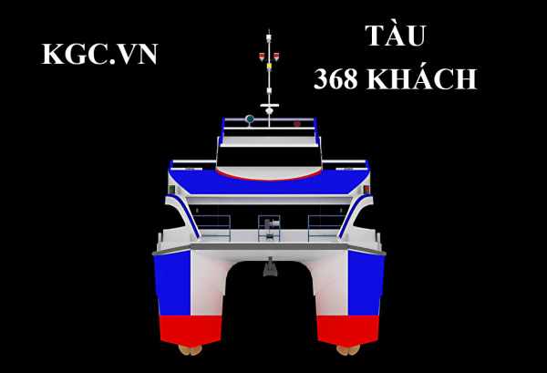 Canô - thuyền - Catamaran 2 thân 368 khách, 36m80 
