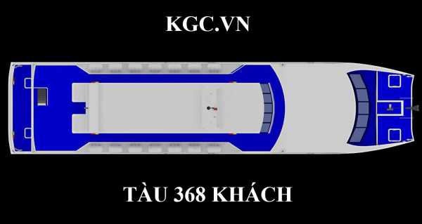 Canô - thuyền - Catamaran 2 thân 368 khách, 36m80 