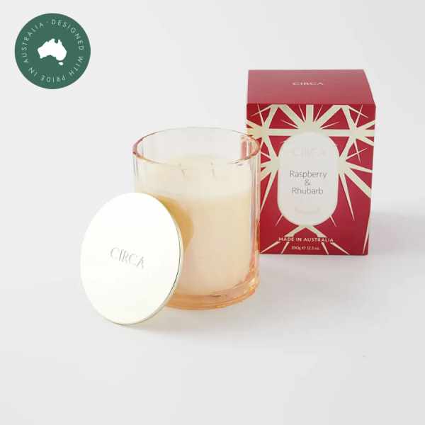 Trang trí - Circa 350g Candle Raspberry And Rhubarb 33%OFF