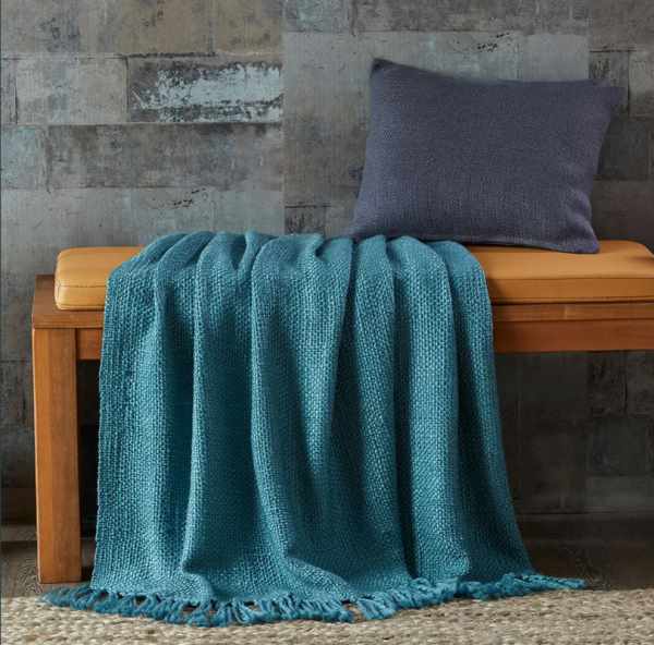 Trang trí - Cambridge Throw - Sea Blue